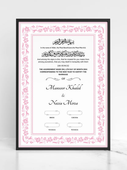 Rose Quartz Nikah Nama