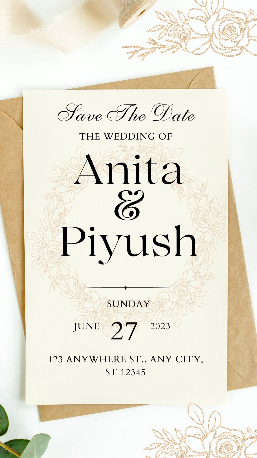 Digital Save the Date A & P