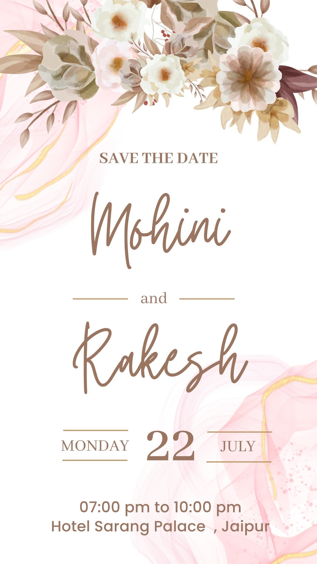 Digital Save the Date M & R