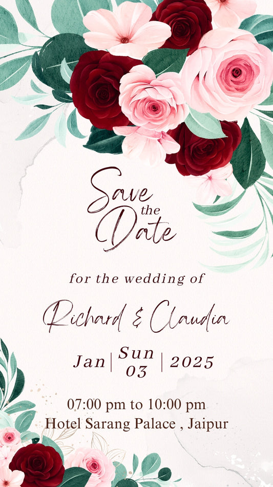 Digital Save the Date R & C