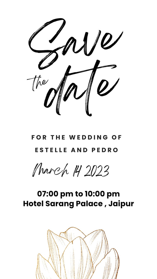 Digital Save the Date E & P